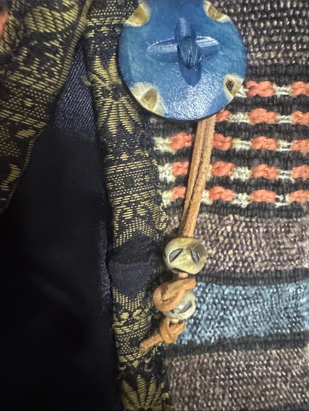 Striped Button-Front jacket - Picture 7 of 7